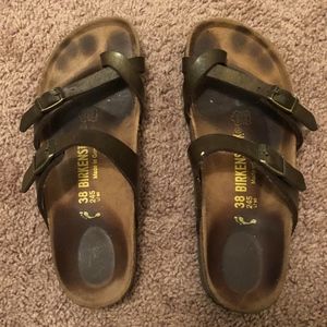 Birkenstock - Mayari golden brown size 38